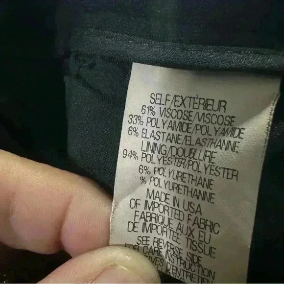 Theory Women’s 2 Black Garetto Fixture Ponte Wide Leg Dress Stretch Dress Pants - Picture 13 of 15